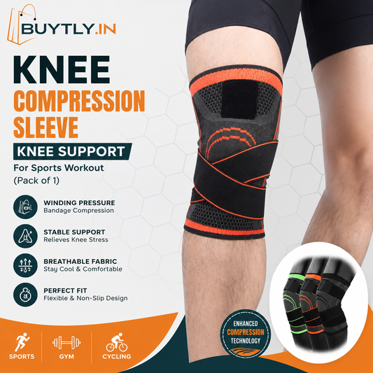 Knee Compression Sleeve – Sports Support